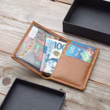 Load image into Gallery viewer, Alex Bi-Fold Wallet (Tan)