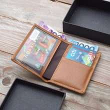 Load image into Gallery viewer, Alex Bi-Fold Wallet (Tan)