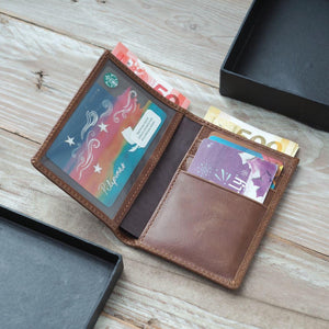 Alex Bi-Fold Wallet (Cognac)