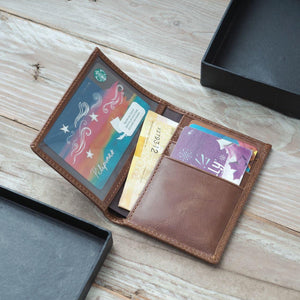 Alex Bi-Fold Wallet (Cognac)