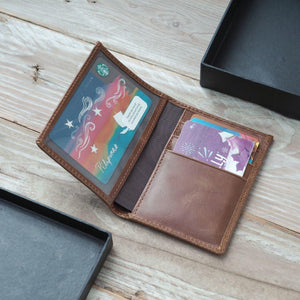 Alex Bi-Fold Wallet (Cognac)