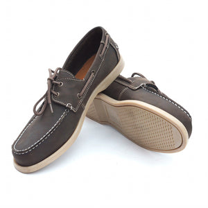 Andres Topsider Shoes (Muddy Brown)