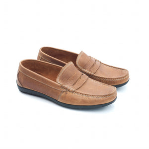 Arsenio Casual Driving Shoes (Amber)