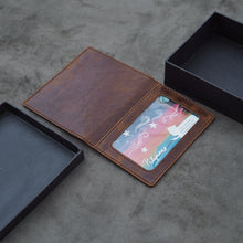 Load image into Gallery viewer, Lucas Bi-Fold Wallet (Marbled Brown)