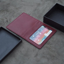 Load image into Gallery viewer, Lucas Bi-Fold Wallet (Maroon Goatskin)