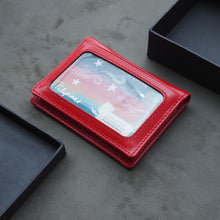 Load image into Gallery viewer, Lucas Bi-Fold Wallet (Red Goatskin)