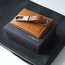 Load image into Gallery viewer, Daniel Bi-Fold Wallet + Keyfob Set