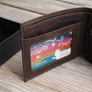 William Classic Wallet (Dark Brown Oily Pull-up)